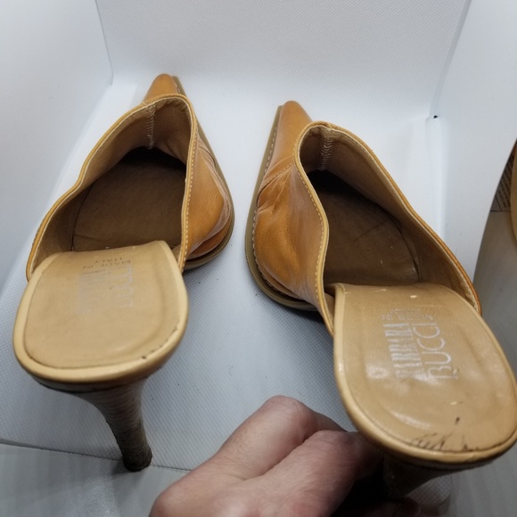 Embroidered Tan Leather Booties - Picture 6 of 8